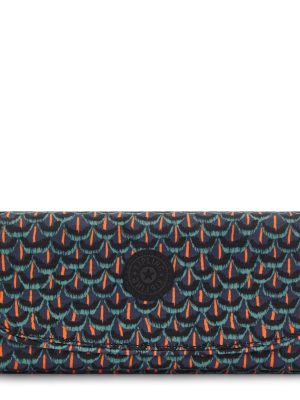 Money Land Printed Snap Wallet