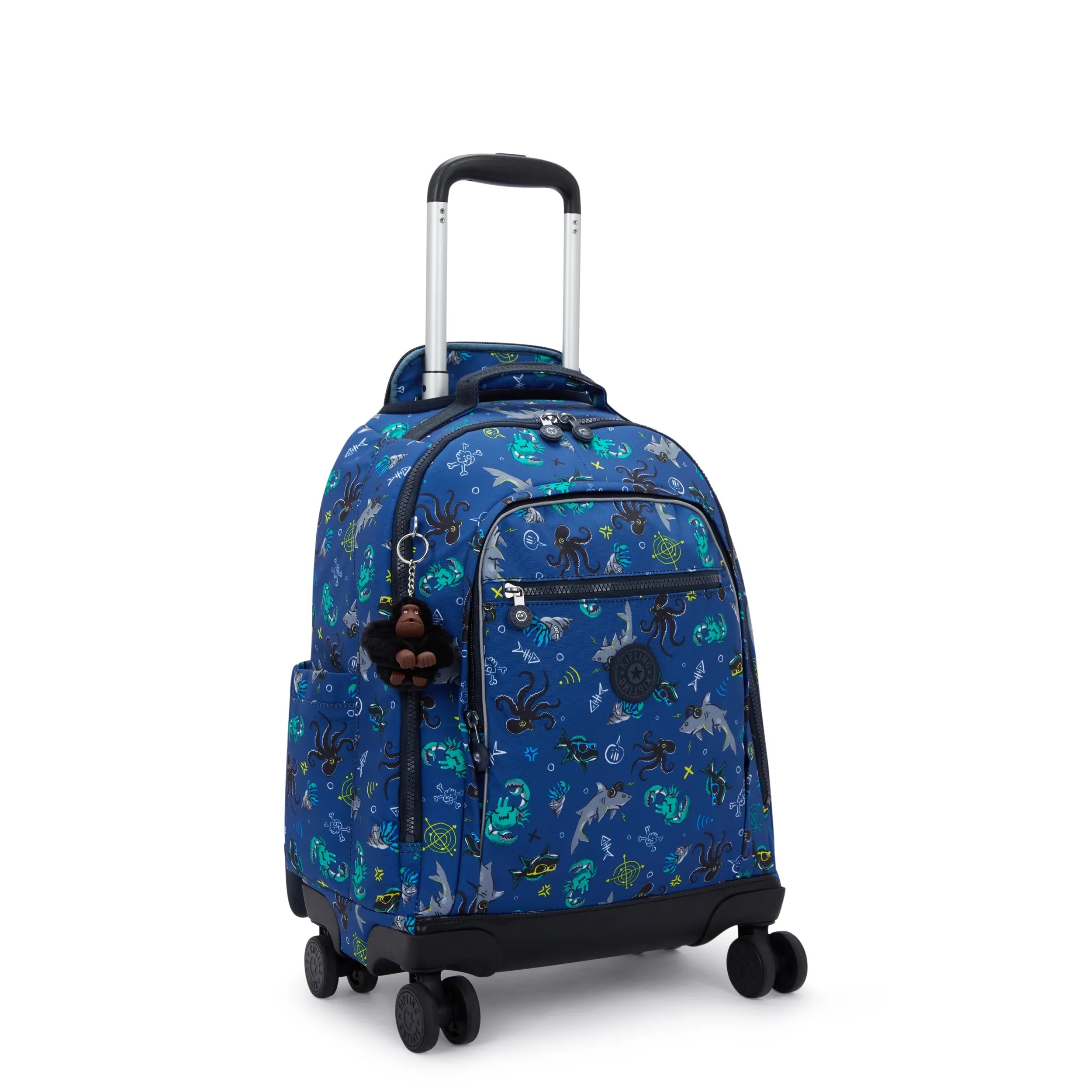 New Zea Printed 15 Laptop Rolling Backpack - Image 5