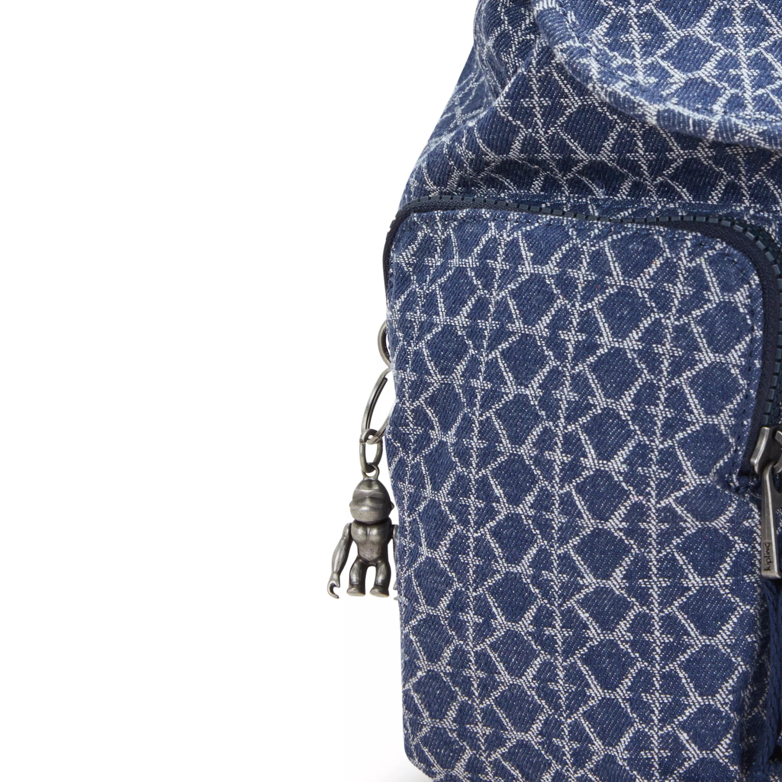 Anto Small Printed Denim Backpack - Image 6