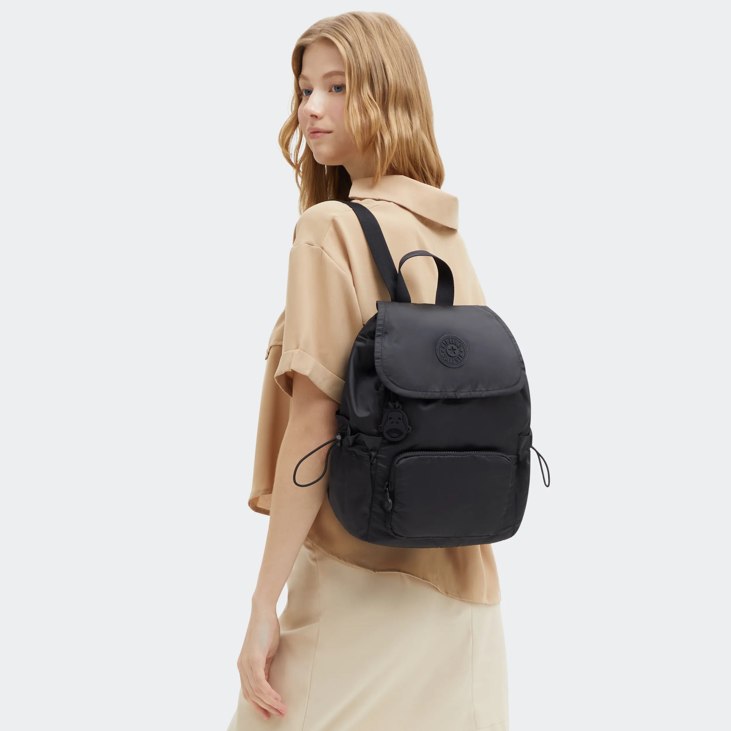 Joetta Smooth Satin Backpack - Image 2