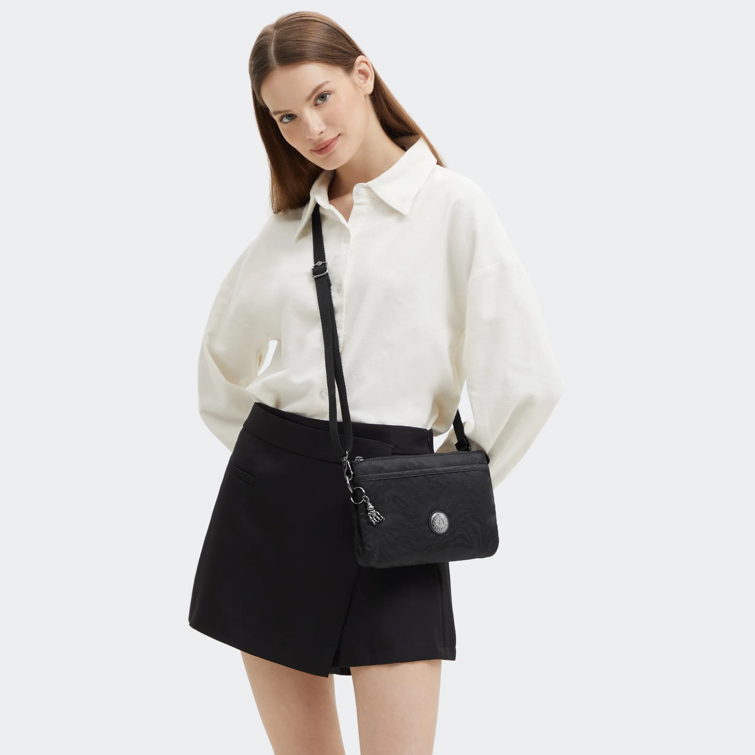 Riri Jacquard Crossbody Bag - Image 7