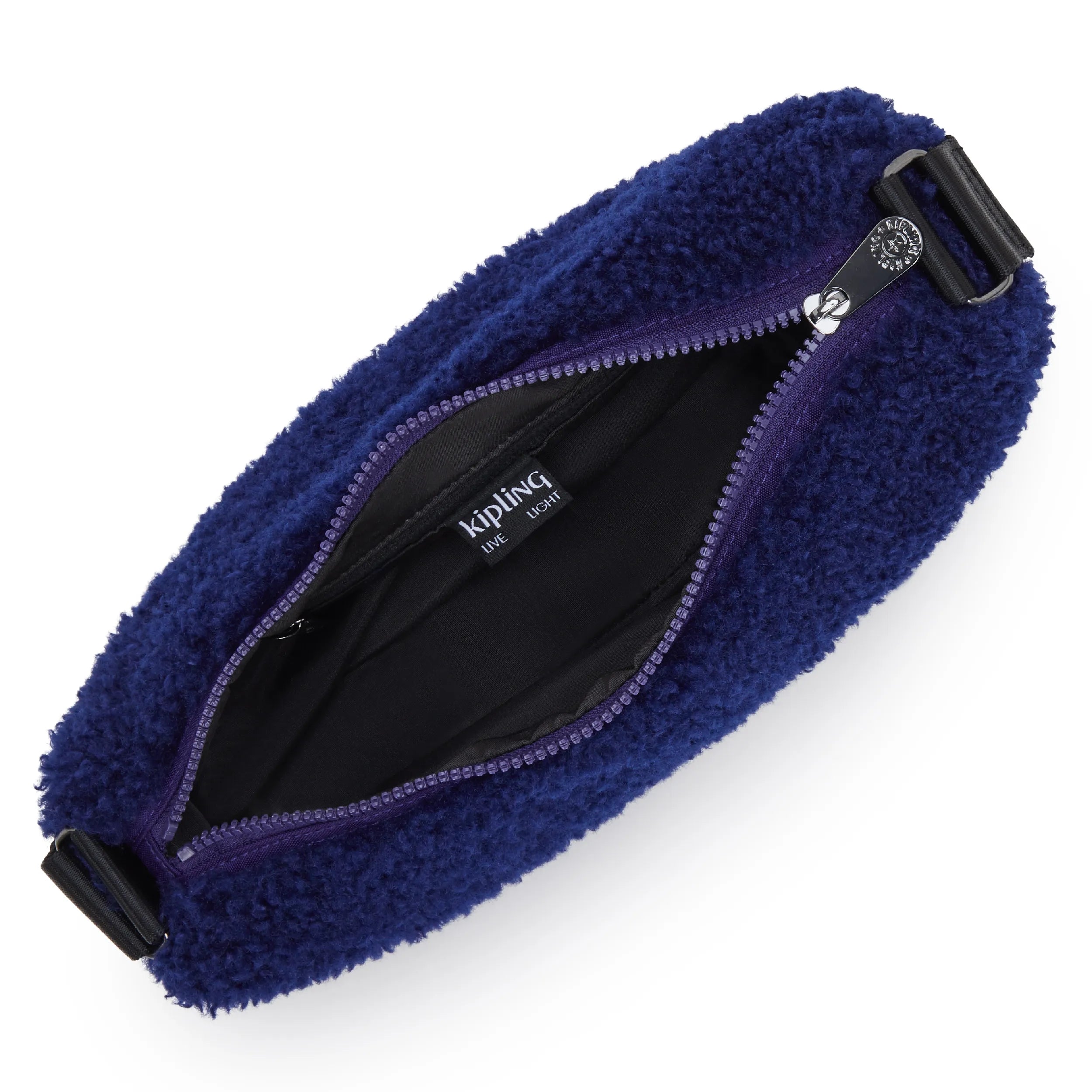 Julissa Small Fuzzy Crescent Crossbody Bag - Image 4