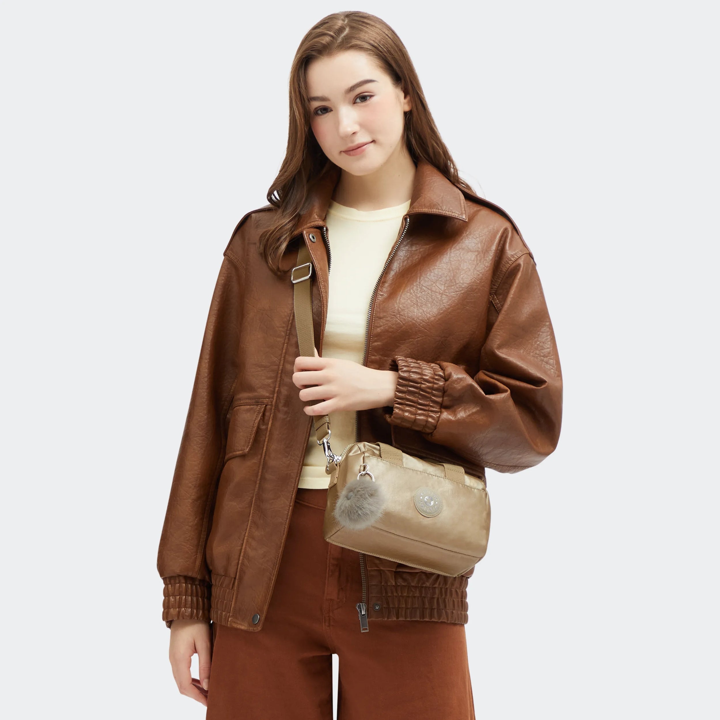 Odette Metallic Shoulder Bag - Image 8