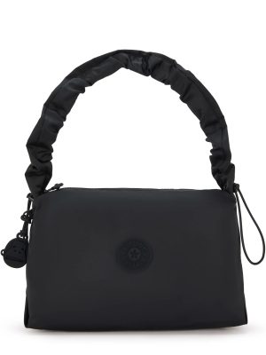 Eleni Medium Smooth Satin Shoulder Bag