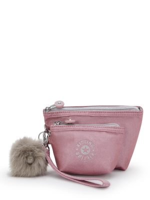 Shawna Metallic Pouch Set